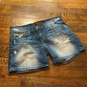 JOE'S JEANS Mid Rise Denim Shorts Size 27